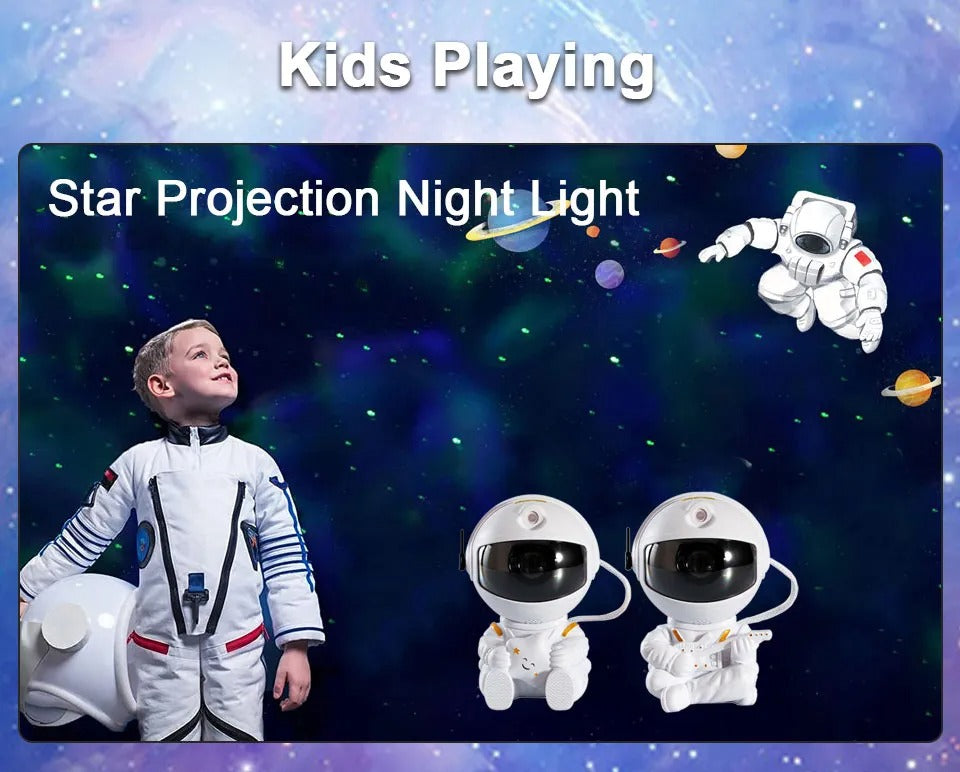 Galaxy Star Night Light Projector - Astronaut Space Projector